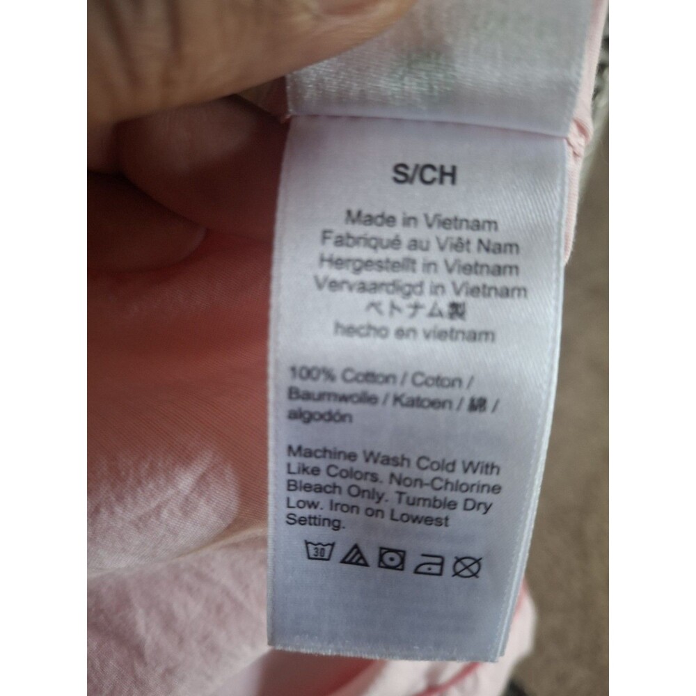 J.Crew Classic Pajama Set Size Small Soft Pink Cotton Short Sleeve Minimalist - Picture 7 of 8
